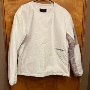 NIKE MEN’S 23 ENGINEERED PULL-OVER. JORDAN. SIZE MEDIUM. OFF-WHITE & TAUPE. NWT